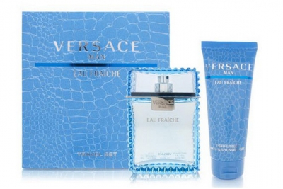 Versace Man Eau Fraiche - Набор (edt/100ml+sh/gel/100ml)