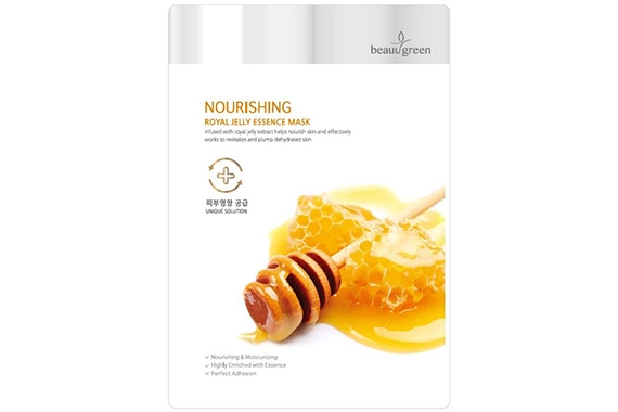 Маска с маточным молочком - BeauuGreen Nourishing Royal Jelly Essence Mask