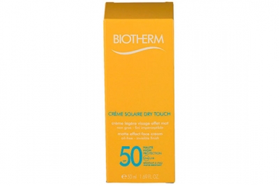 Солнцезащитный крем для лица - Biotherm Creme Solaire Dry Touch SPF 50