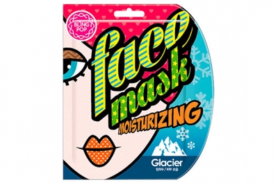 Увлажняющая маска с талой ледниковой водой - Bling Pop Glacier Moisturizing Mask