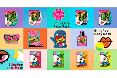Маска для лица с экстрактом персика - Bling Pop Peach Firming & Brightening Mask