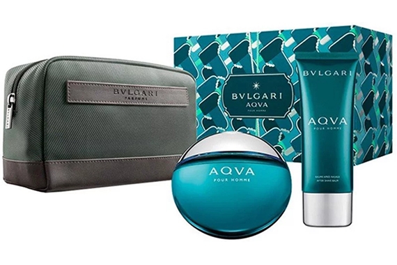 Bvlgari Aqva Pour Homme - Набор (edt 100ml + ash/balm 100ml + bag)