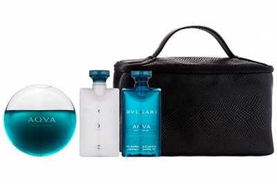 Bvlgari Aqva Pour Homme - Набор (edt 100ml + sh/gel 75ml + ash/balm 75ml + bag)