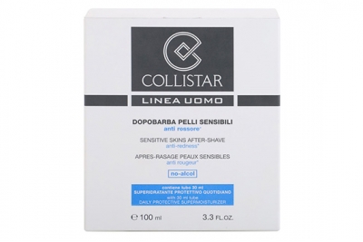 Лосьон после бритья тонизирующий+увлажняющее средство - Collistar Uomo Sensitive Skins