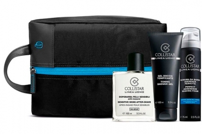 Набор - Collistar Uomo (ash/lot 50ml + sh/foam 75ml + sh/gel 100ml + bag)