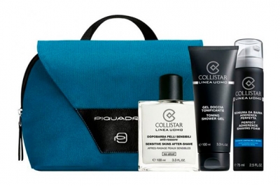 Набор - Collistar Uomo (ash/lot 50ml + sh/foam 75ml + sh/gel 100ml + bag)