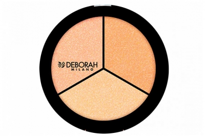 Хайлайтер для лица - Deborah Highlighter Trio Palette