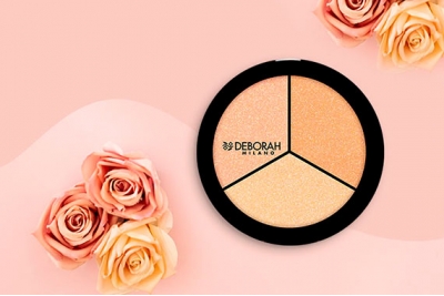 Хайлайтер для лица - Deborah Highlighter Trio Palette