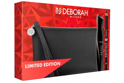 Набор - Deborah 24 ORE Absolute Volume Kit (mascara + pencil + bag)