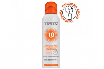 Молочко-спрей для загара - Deborah Dermolab Sun Milk Spray SPF 10