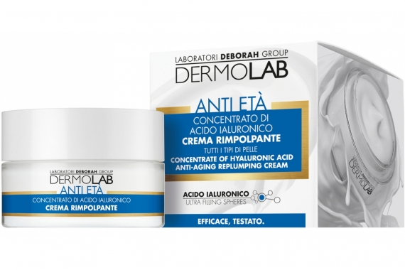 Омолаживающий крем - Deborah Dermolab Anti-Aging Replumping Cream Concentrate Hyaluronic Acid