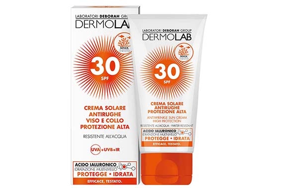 Крем солнцезащитный - Deborah Dermolab Antiwrinkle Sun Cream SPF 30
