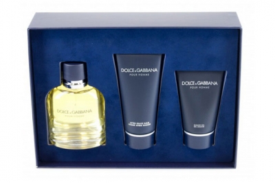 Dolce&Gabbana pour Homme - Набор (edt 125 + s/g 50 + a/sh balm 100)