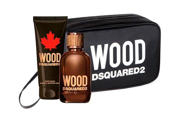 Dsquared2 Wood Pour Homme - Набор (edt 100ml + sh/gel 100ml + bag)
