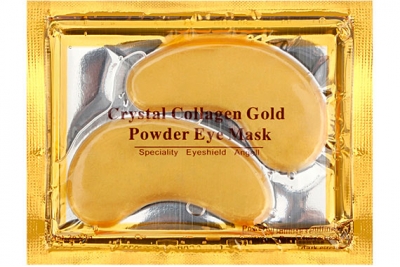 Коллагеновые патчи с био-золотом для глаз - Elit-Lab Crystal Collagen Gold Powder Eye Mask