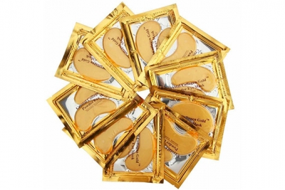 Коллагеновые патчи с био-золотом для глаз - Elit-Lab Crystal Collagen Gold Powder Eye Mask