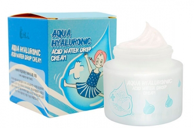 Увлажняющий гиалуроновый крем для лица - Elizavecca Aqua Hyaluronic Acid Water Drop Cream