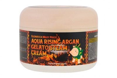 Увлажняющий аргановый паровой крем - Elizavecca Aqua Rising Argan Gelato Steam Cream