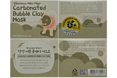 Маска глиняно-пузырьковая - Elizavecca Face Care Milky Piggy Carbonated Bubble Clay Mask
