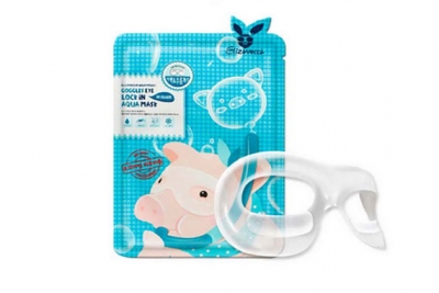 Маска для области вокруг глаз - Elizavecca Milky Piggy Goggles Eye Lock In Aqua Mask