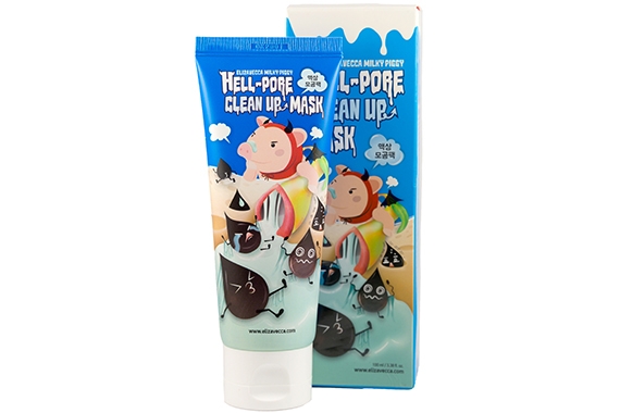 Маска-пленка для очищения пор - Elizavecca Hell-Pore Clean Up Mask