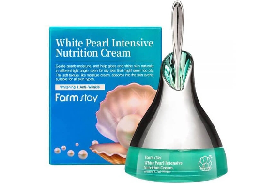 Крем интенсивный питательный с экстрактом жемчуга - FarmStay White Pearl Intensive Nutrition Cream