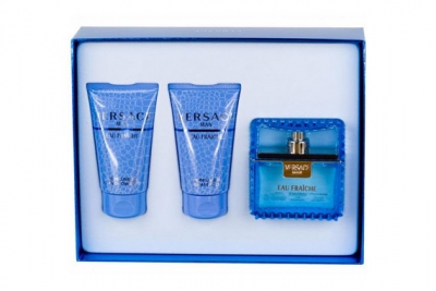 Versace Man Eau Fraiche - Набор (edt 50ml + sh/gel 50ml + shm 50ml)