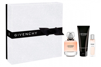 Givenchy L'Interdit - Набор (edp 80ml + edp 15ml + b/lot 75ml)