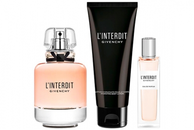 Givenchy L'Interdit - Набор (edp 80ml + edp 15ml + b/lot 75ml)