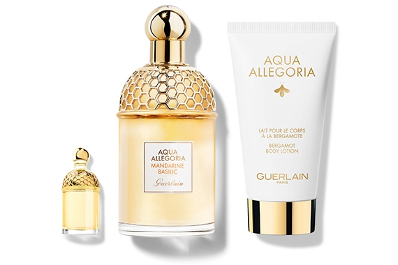 Guerlain Aqua Allegoria Mandarine Basilic - Набор (edt 125ml + edt 7,5ml + b/lot 75ml)