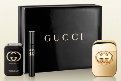 Gucci Guilty - Набор (edt/75ml + edt/7.4ml + b/lot/100ml)