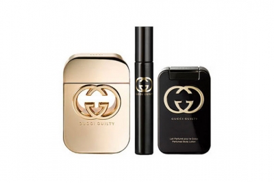 Gucci Guilty - Набор (edt/75ml + edt/7.4ml + b/lot/100ml)