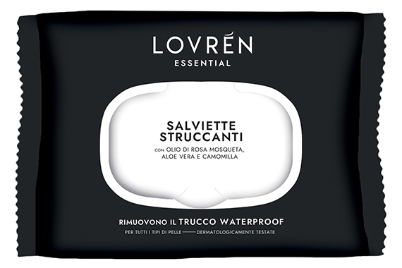 Салфетки для снятия водостойкого макияжа - Lovren Essential Salviette Struccanti Waterproof