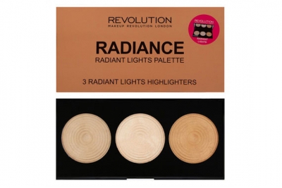 Палитра осветляющих хайлайтеров - Makeup Revolution Radiance Lights Palette