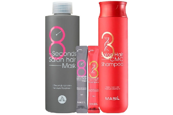 Набор - Masil Salon Hair Set (mask 200ml + mask 8ml + shm 300ml + shm 8ml)