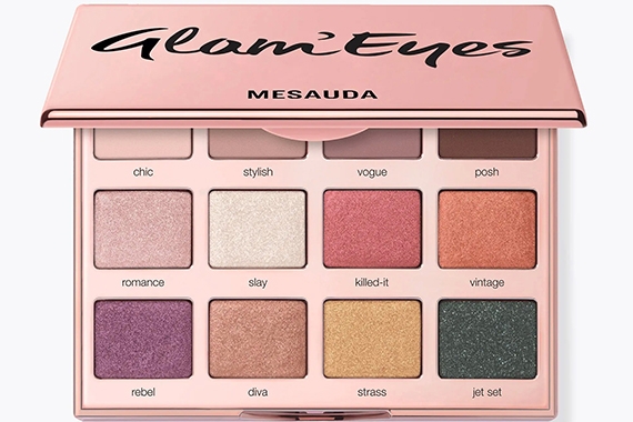 Палетка теней - Mesauda Milano Glam'eyes 12 Multi Finish Compact