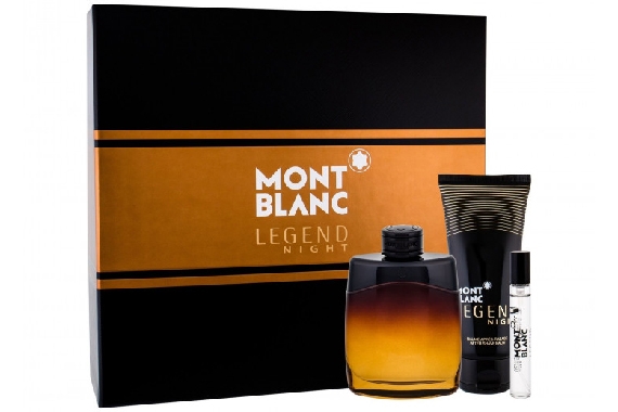 Montblanc Legend Night - Набор (edp 100ml + ash/balm 100ml + edp 7.5ml)