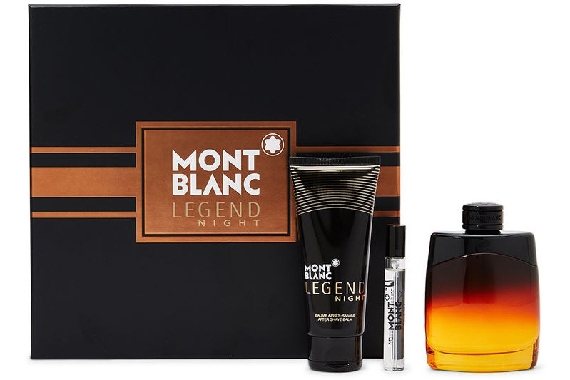 Montblanc Legend Night - Набор (edp 100ml + ash/balm 100ml + edp 7.5ml)