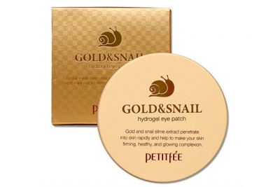 Патчи для глаз с золотом и улиткой - Petitfee & Koelf Gold & Snail Hydrogel Eye Patch