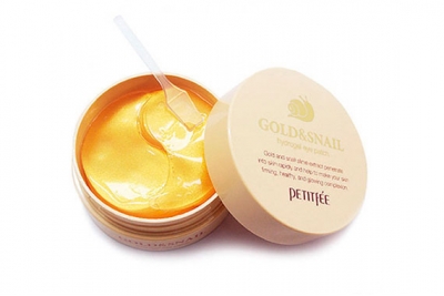 Патчи для глаз с золотом и улиткой - Petitfee & Koelf Gold & Snail Hydrogel Eye Patch