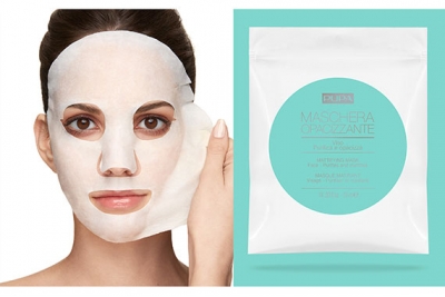 Тканевая матирующая маска для лица - Pupa Mattifying Mask