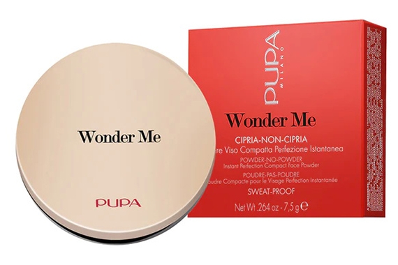 Пудра для лица компактная - Pupa Wonder Me Powder-No-Powder