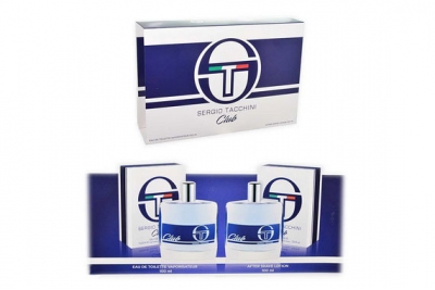 Sergio Tacchini Club - Набор (edt 100ml + a/sh/lot 100ml)