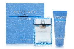 Versace Man Eau Fraiche - Набор (edt/100ml+sh/gel/100ml)