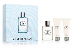 Giorgio Armani Acqua di Gio Pour Homme - Набор (edt 100ml + a/sh balm 75ml + sh/gel 75ml)