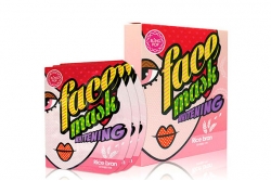Отбеливающая маска с экстрактом рисовых отрубей - Bling Pop Rice Bran Brightening Mask