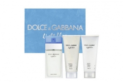 Dolce & Gabbana Light Blue Set - Набор (edt 100ml+b/cream 100ml+sh/gel 100ml)