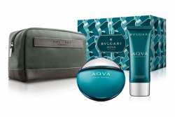 Bvlgari Aqva Pour Homme - Набор (edt 100ml + ash/balm 100ml + bag)