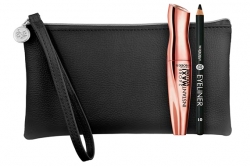 Набор - Deborah 24 ORE Instant Maxi Volume Kit (mascara + pencil + bag)