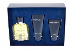 Dolce&Gabbana pour Homme - Набор (edt 125 + s/g 50 + a/sh balm 100)